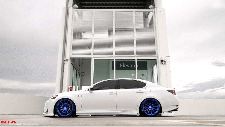 Lexus GS NIA Full Splitter lip body Kit (Front, Sides, Rears) 2016-2020 - Image 10