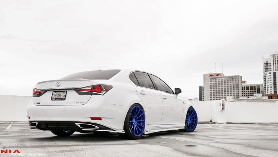 Lexus GS NIA Full Splitter lip body Kit (Front, Sides, Rears) 2016-2020 - Image 13