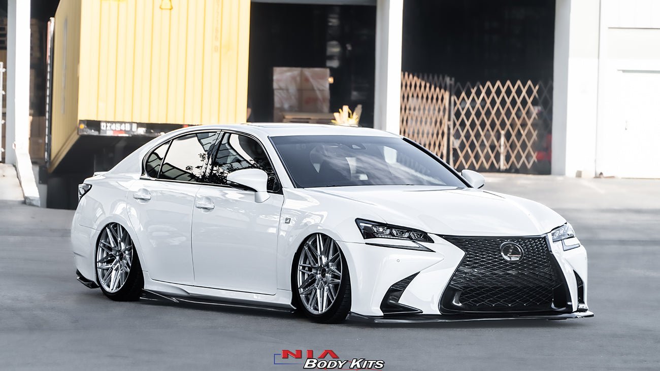 Lexus GS NIA Full Splitter lip body Kit (Front, Sides, Rears) 2016-2020 - Image 24
