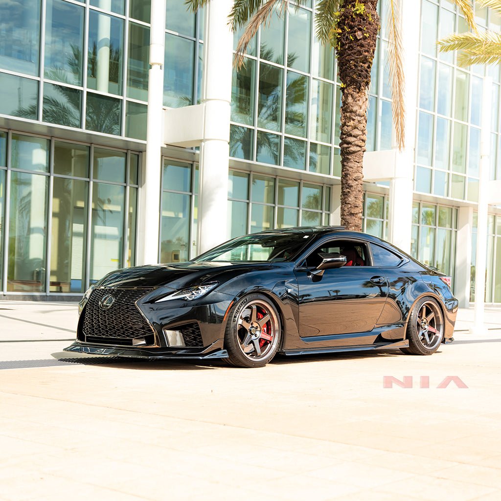 Lexus RC-F NIA Side Skirt Splitter lip body kit (2020-2025) - Image 3
