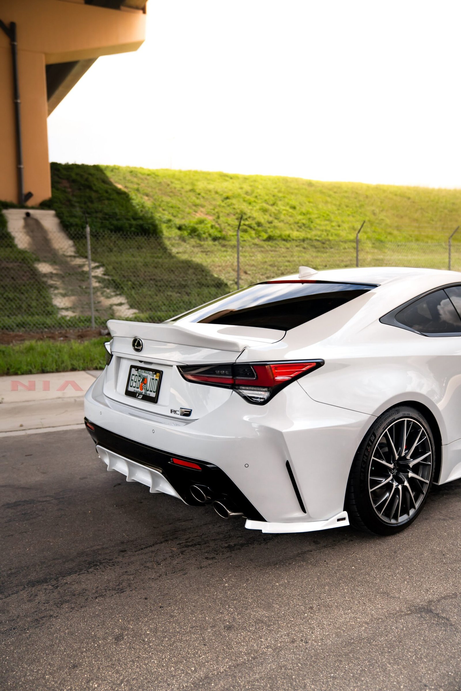 Lexus RC-F NIA Rear Bumper Lip Spats 2020-2025 - Image 6