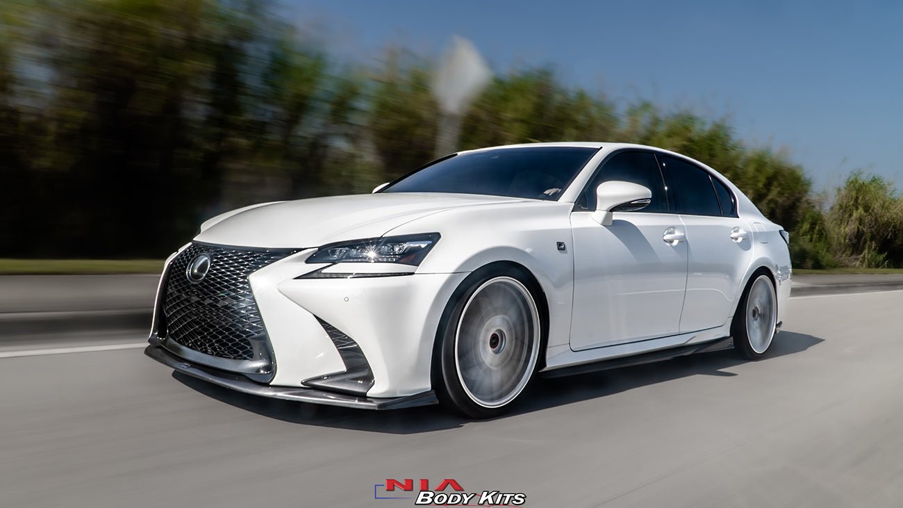 Lexus GS NIA Full Splitter lip body Kit (Front, Sides, Rears) 2016-2020 - Image 23