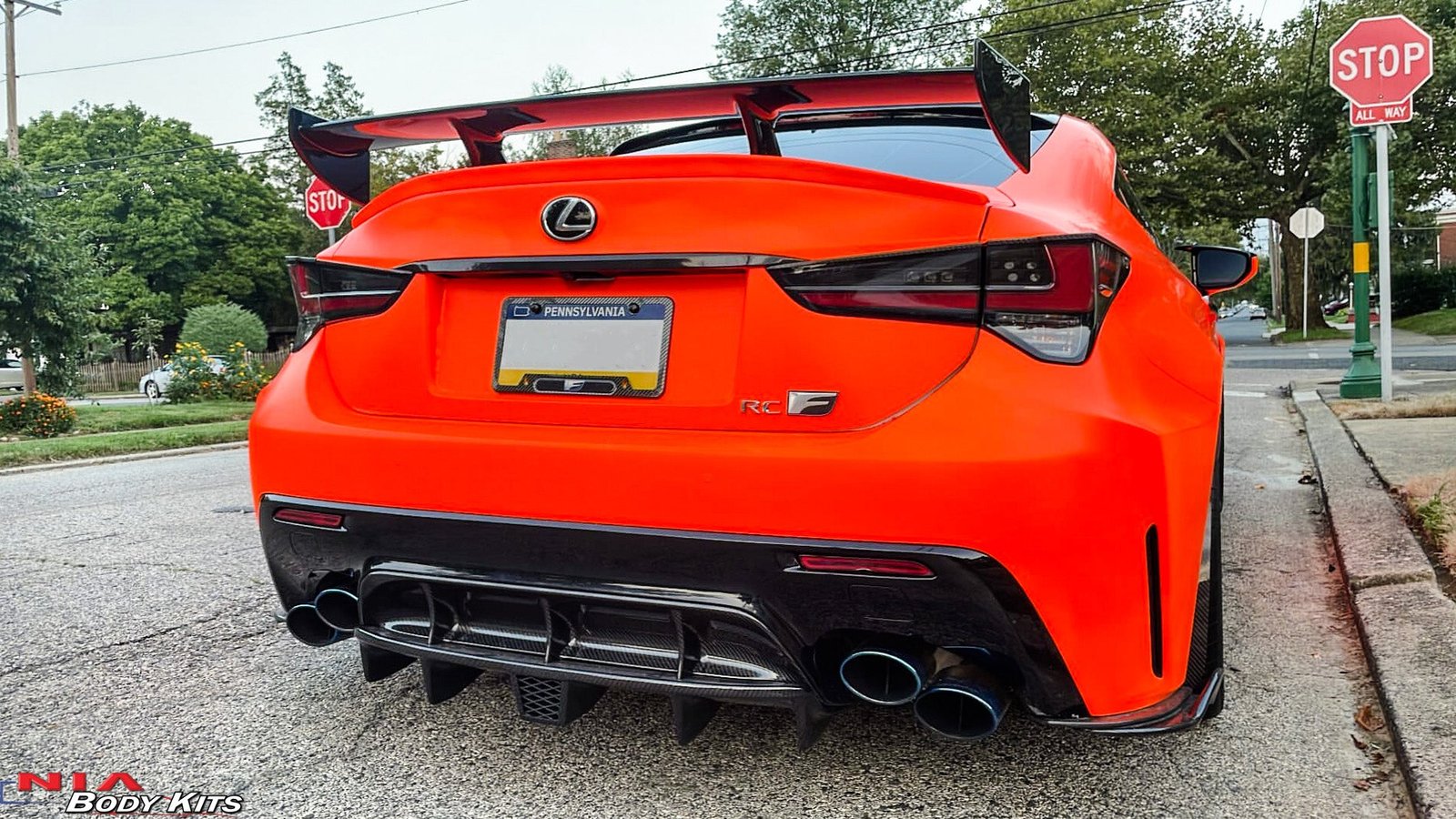 Lexus RC-F NIA Diffuser Bumper Extension (2020-2025) - Image 8