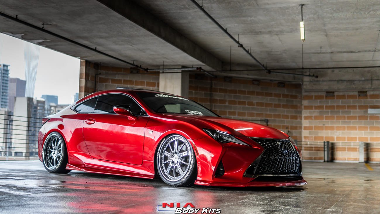 NIA Side Skirt Splitter Lip for: Lexus RC (2015-25) - Image 9