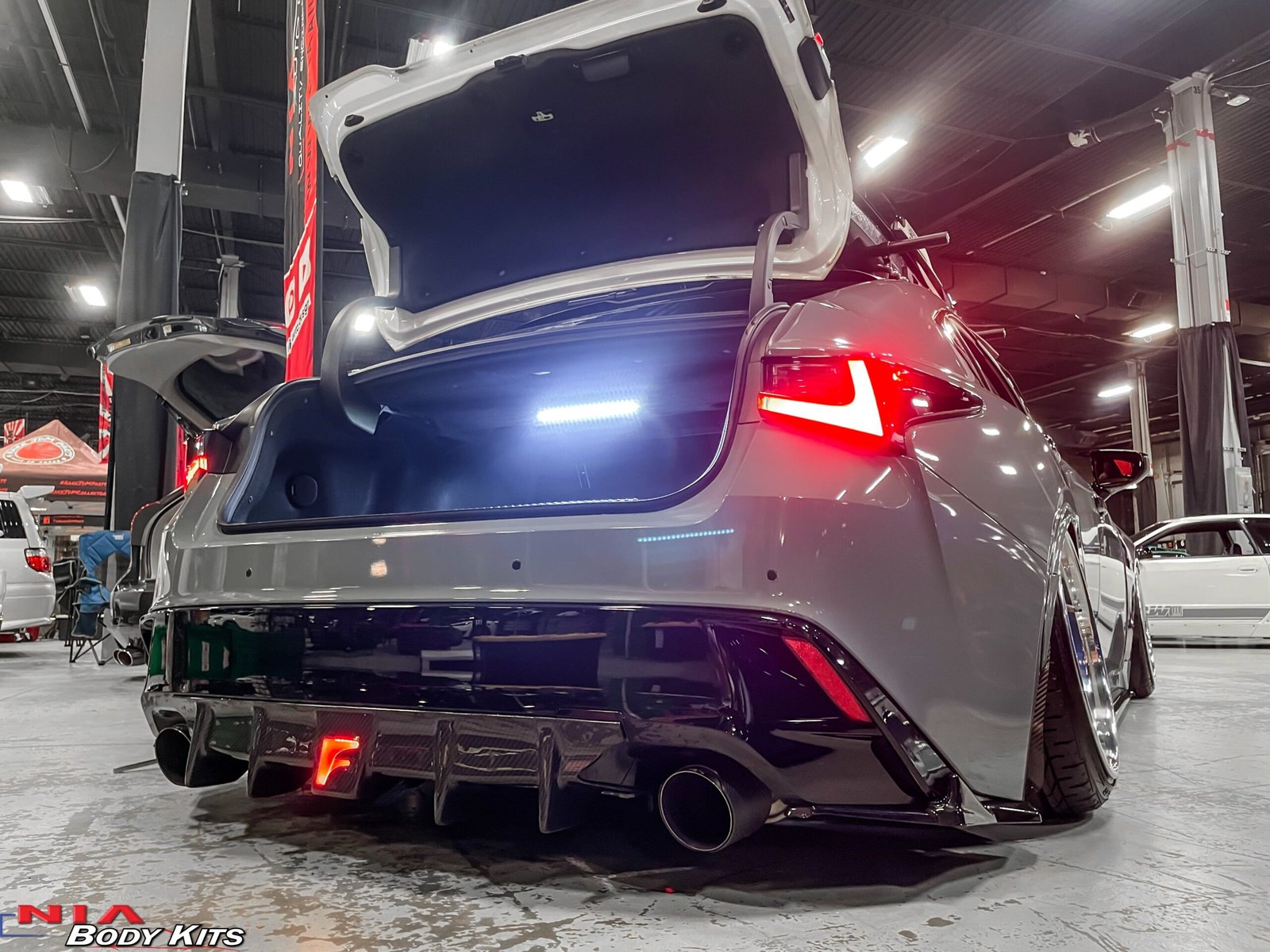 Lexus IS300 IS350 Base 2021-2025 Full Kit + Rear Bumper Extension w/ Optional Brake Light (Front, Sides, Rears, Diffuser) - Image 5