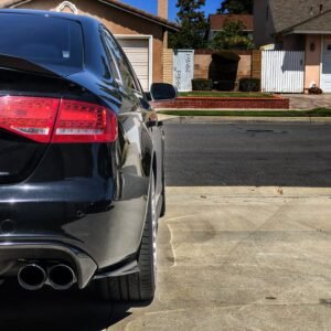 Audi A4 NIA Rear bumper Lip Diffuser Spat spoiler extensions 2009-2012 B8