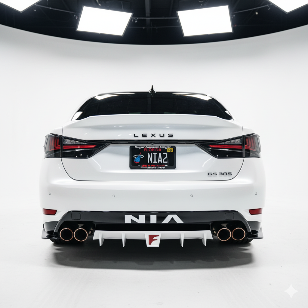 Lexus GS NIA Trunk Duck Tail Wing V2 2012-2020