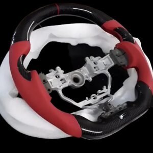 Lexus Carbon Fiber Red Leather Steering Wheel for IS, RC, and ES models