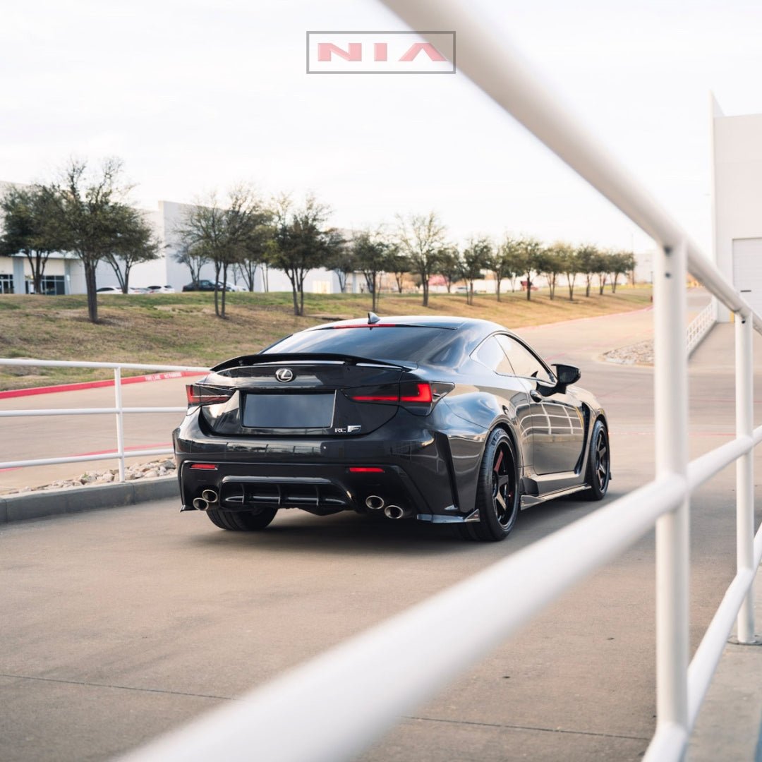 Lexus RC-F NIA Rear Bumper Lip Spats 2020-2025 - Image 3