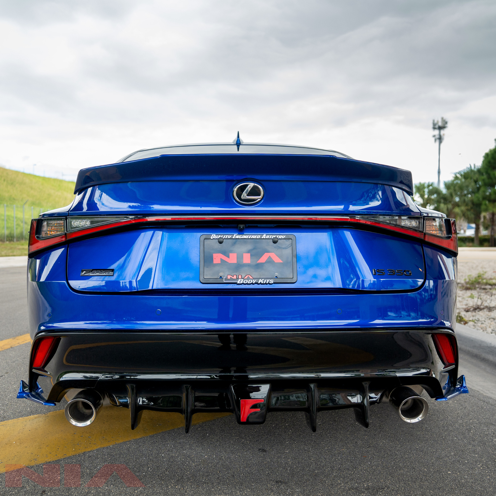 Lexus IS V.1 Rear Trunk Duck Tail Lid Spoiler Wing 2021-2025 - Image 7