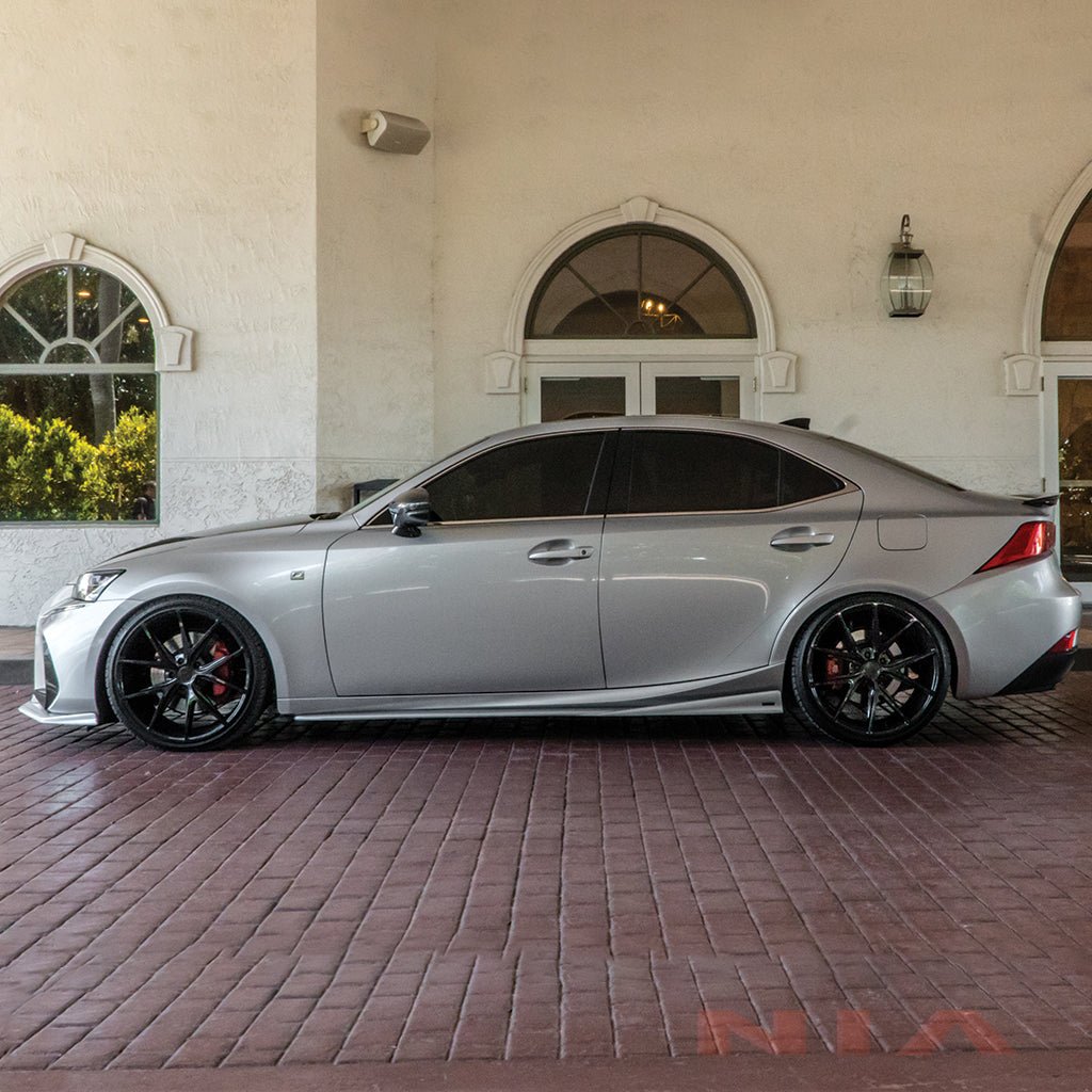 Lexus IS300 IS350 IS200T Side Skirts NIA Splitter Lip Body Kit 2017-2020 - Image 4