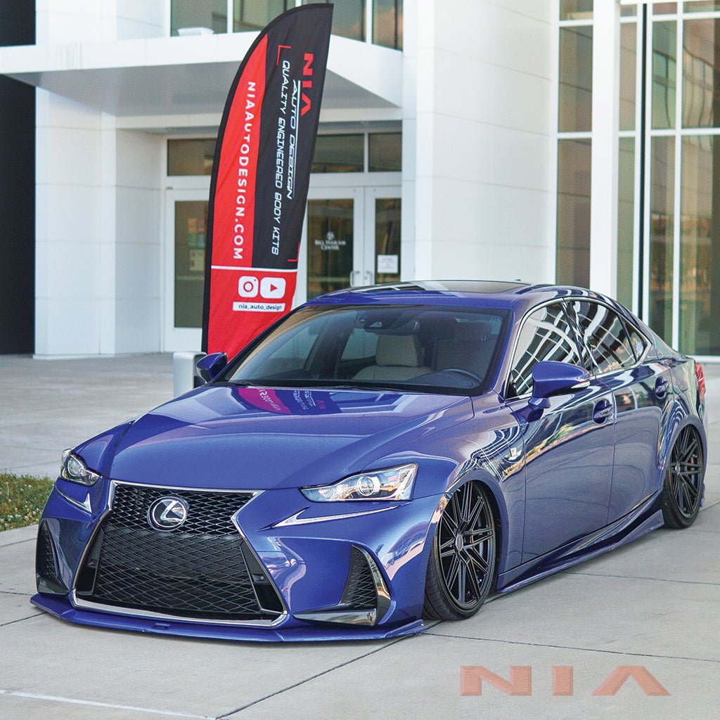 Lexus IS300 IS350 IS200T Front NIA Splitter Lip Body Kit 2017-2020 - Image 7