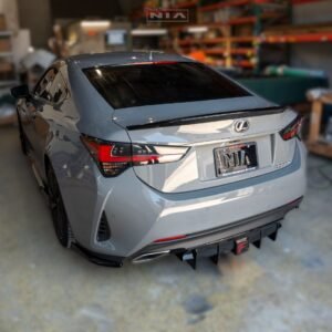 Lexus RC NIA Diffuser Bumper Extension 2019-2025 w/ Optional Brake Light (PRE-ORDER)