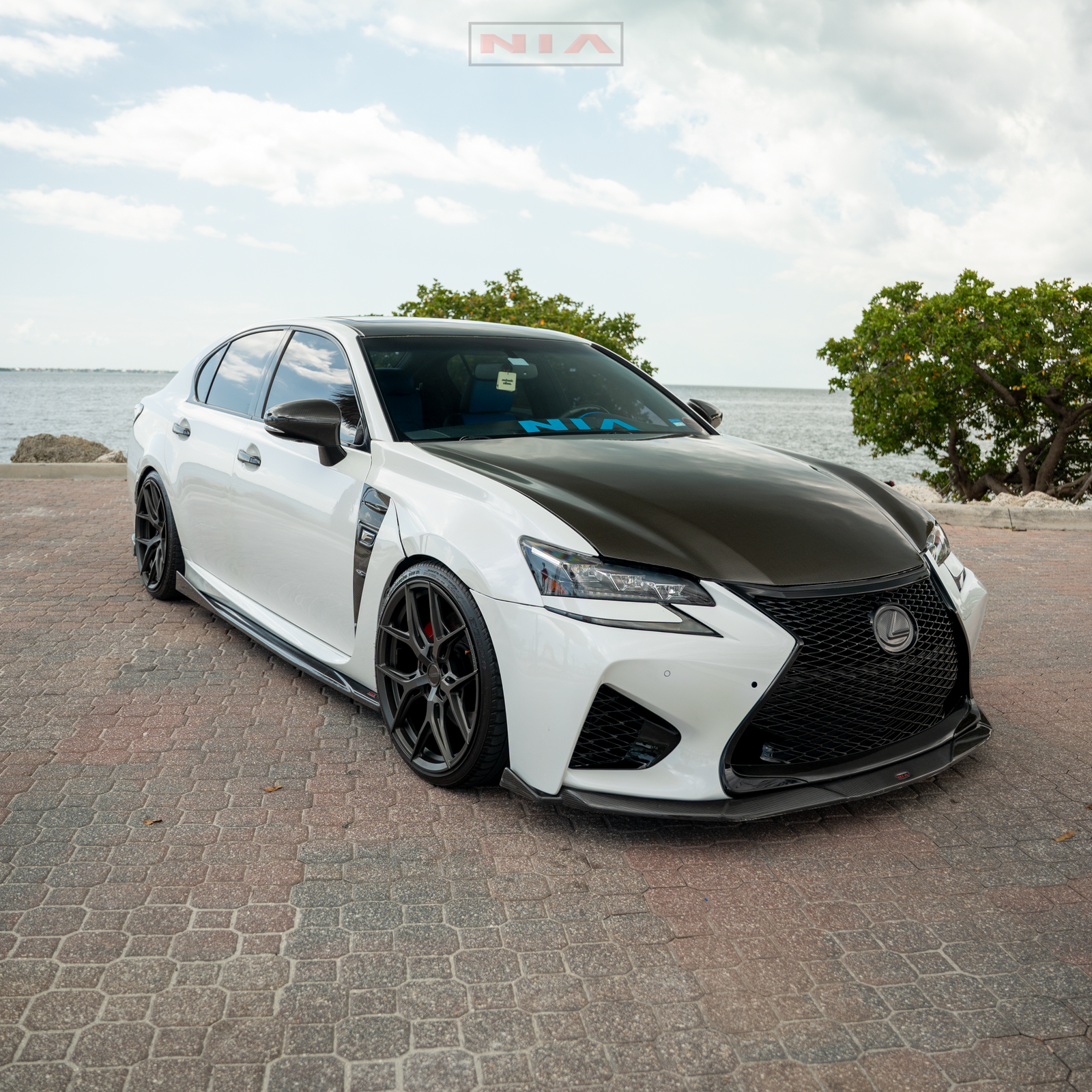 Lexus GS-F NIA Side Skirts splitter lip body kit (2016-20) - Image 3