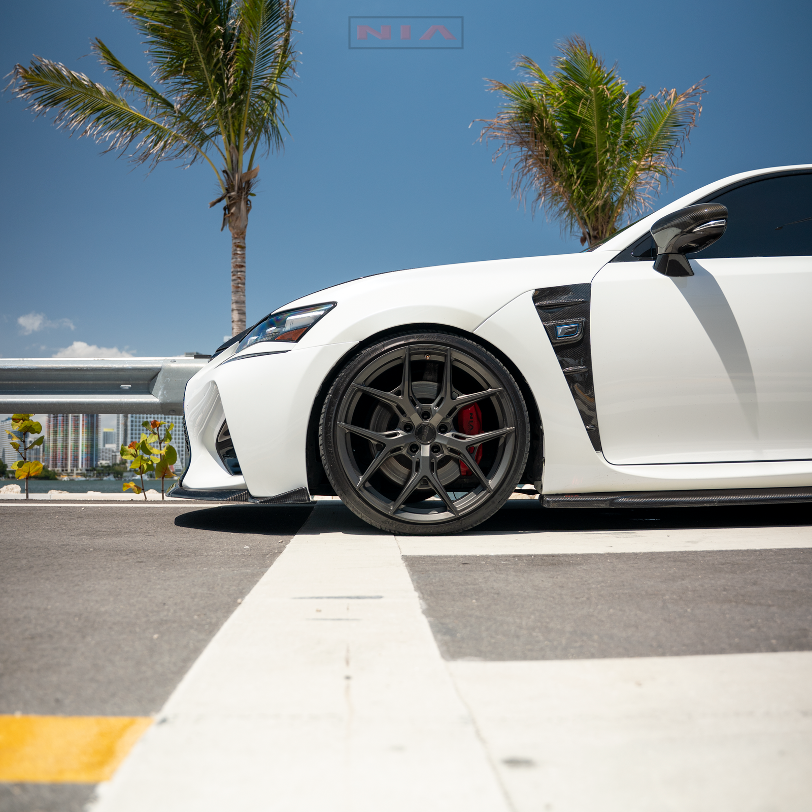 Lexus GS-F NIA Side Skirts splitter lip body kit (2016-20) - Image 4