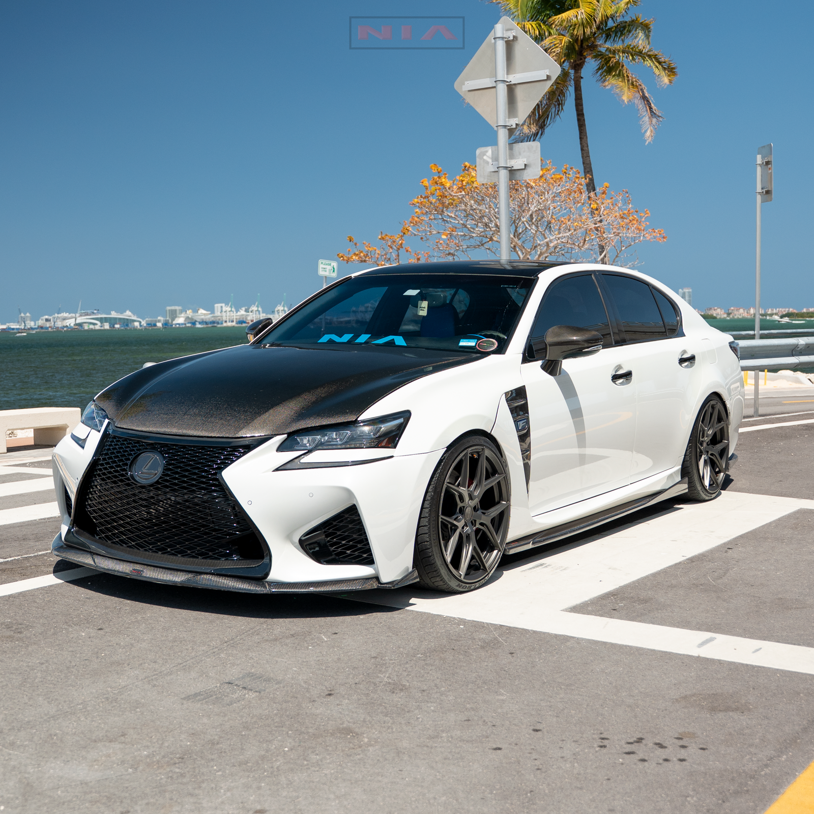 Lexus GS-F Front NIA Splitter lip body Kit (2016-20)