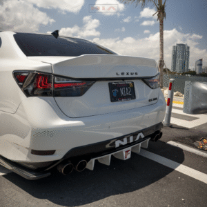 Lexus GS-F NIA Diffuser Bumper Extension w/ Optional Brake Light (2016-20)