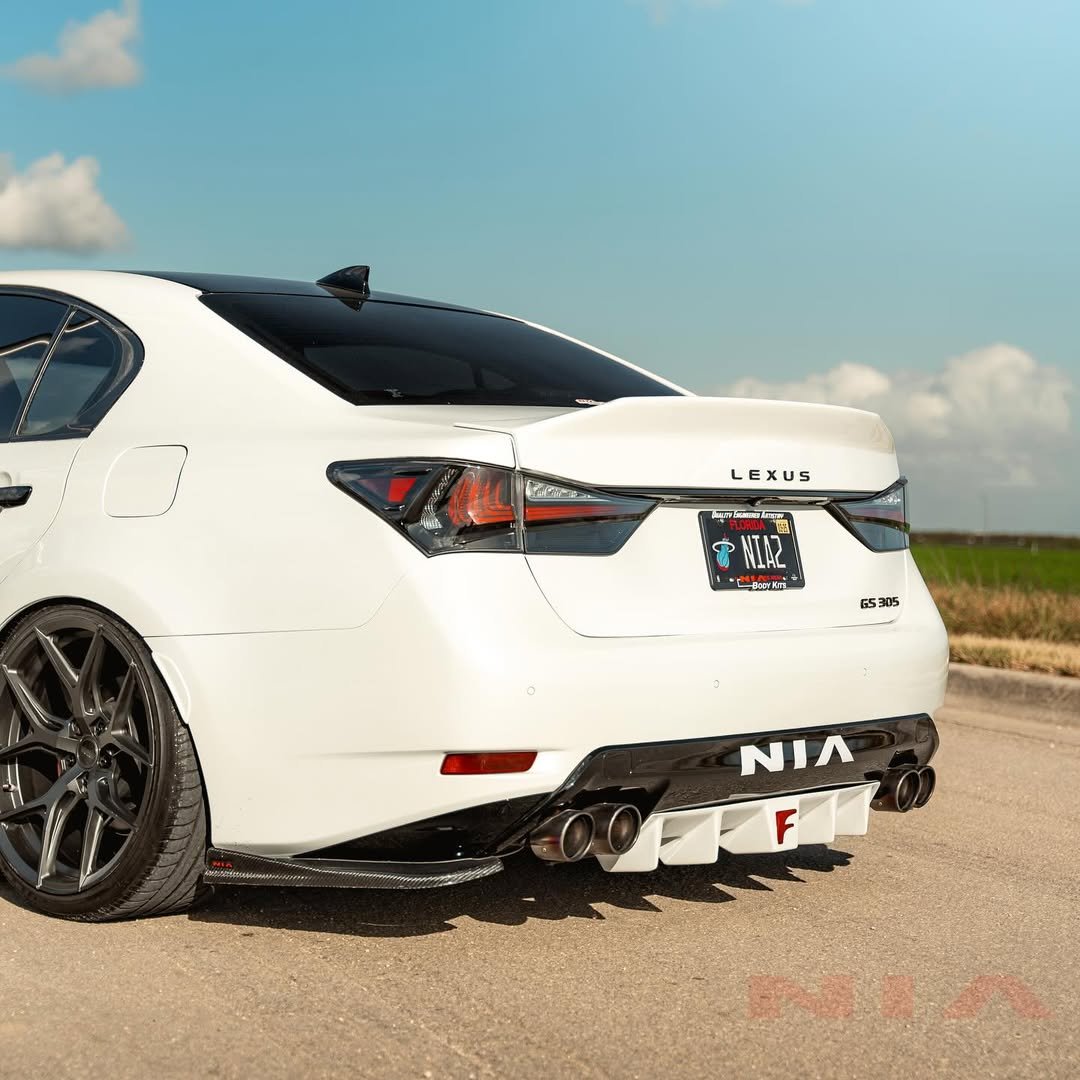 Lexus GS-F NIA Rear Lip Spats (2016-20) - Image 5