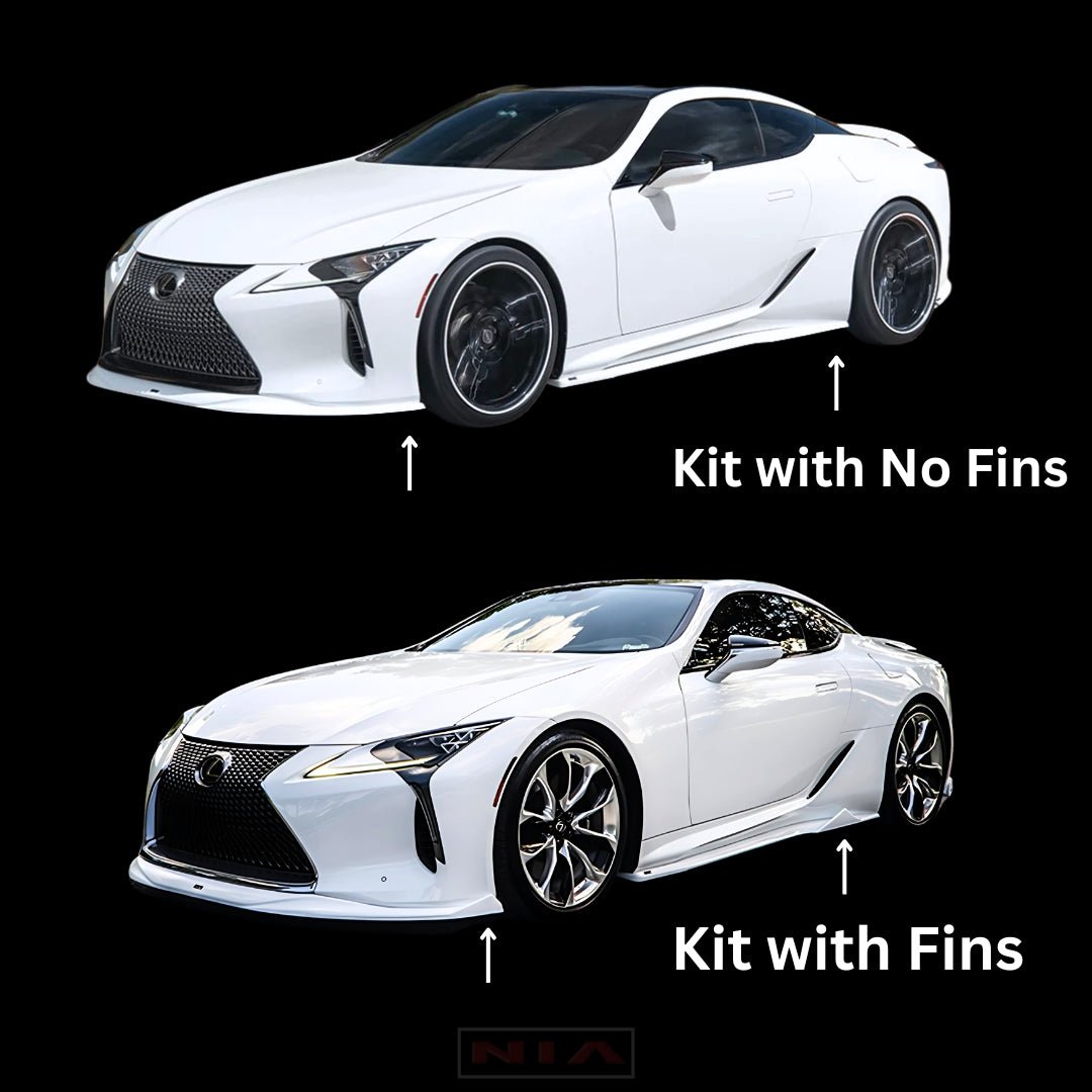Lexus LC 500 NIA Side Skirt Splitter Extensions 2018-25 - Image 5