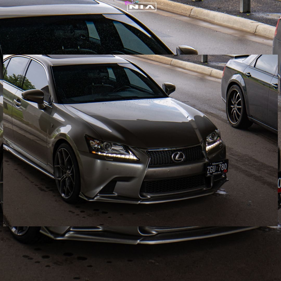 Lexus GS F-Sport NIA Full Splitter Lip Body Kit 2012-2015 (5pcs) - Image 5