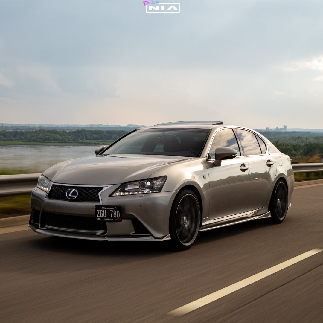 Lexus GS F-Sport NIA Full Splitter Lip Body Kit 2012-2015 (5pcs) - Image 4