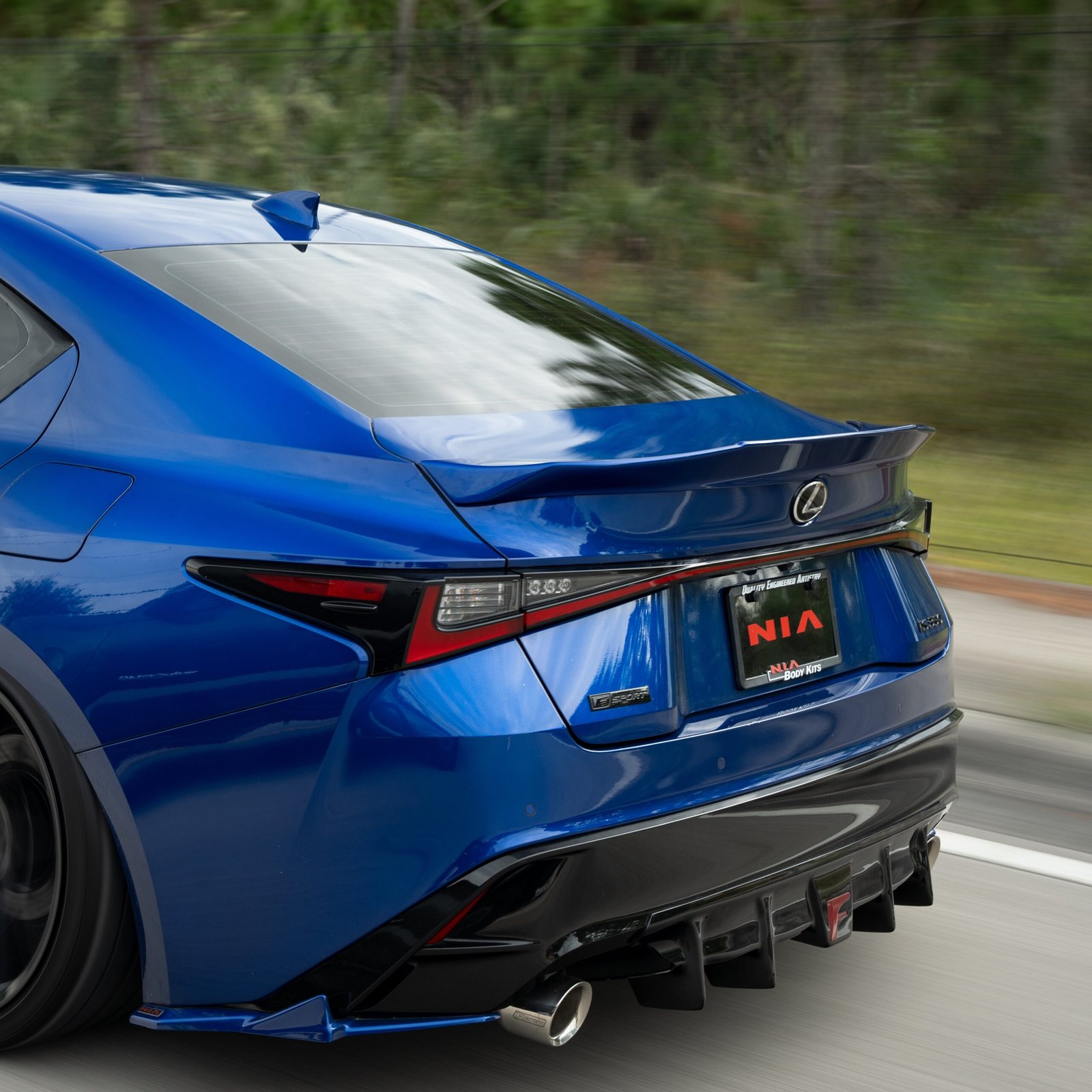 Lexus IS V.1 Rear Trunk Duck Tail Lid Spoiler Wing 2021-2025 - Image 6