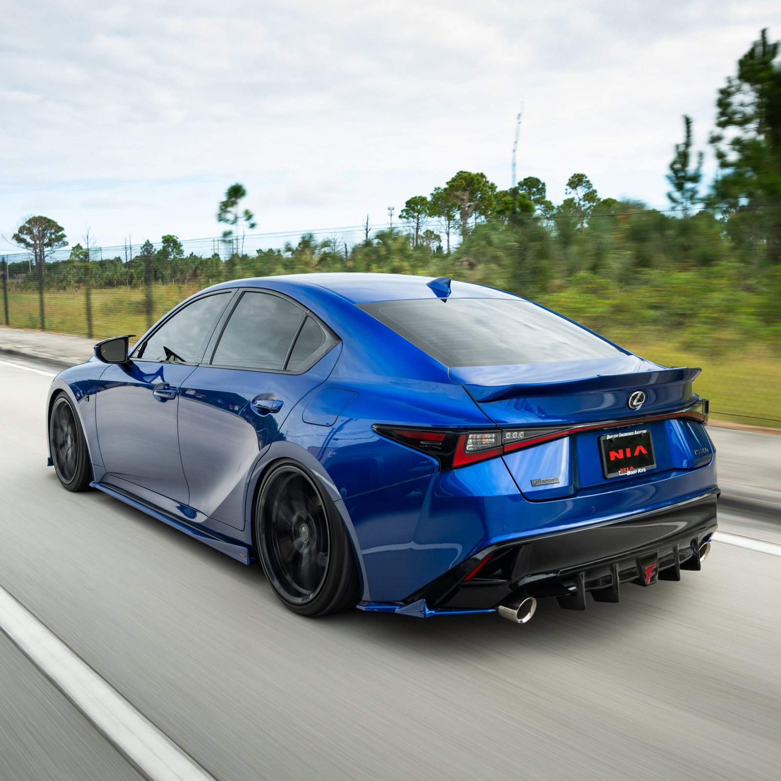 Lexus IS V.1 Rear Trunk Duck Tail Lid Spoiler Wing 2021-2025 - Image 5