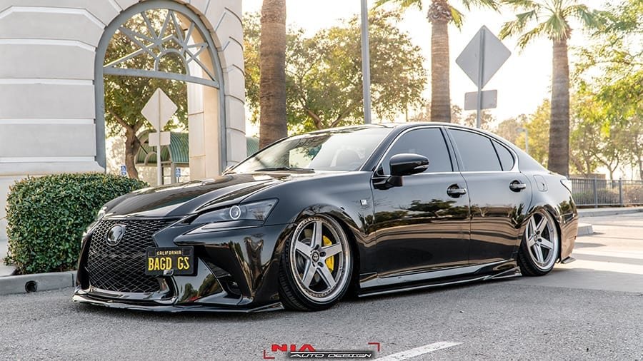 Lexus GS NIA Full Splitter lip body Kit (Front, Sides, Rears) 2016-2020 - Image 17