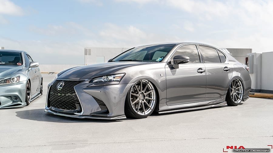 Lexus GS NIA Full Splitter lip body Kit (Front, Sides, Rears) 2016-2020 - Image 4