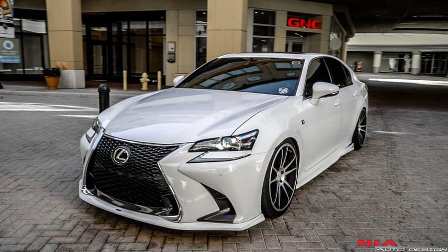 Lexus GS NIA Full Splitter lip body Kit (Front, Sides, Rears) 2016-2020 - Image 16