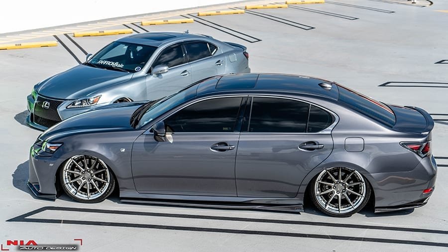 Lexus GS NIA Full Splitter lip body Kit (Front, Sides, Rears) 2016-2020 - Image 11