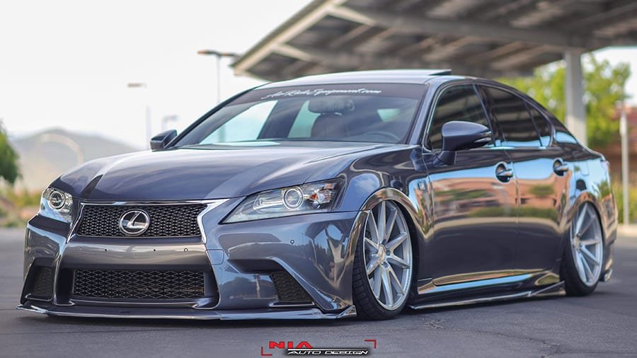 Lexus GS F-Sport NIA Full Splitter Lip Body Kit 2012-2015 (5pcs) - Image 7