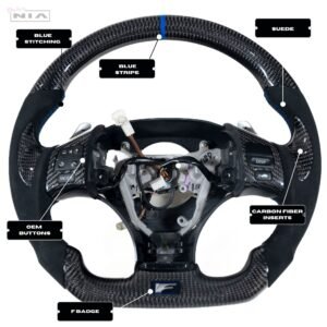 Lexus IS-F 2008-2014 Carbon Fiber Steering Wheel With Inserts - Clearance