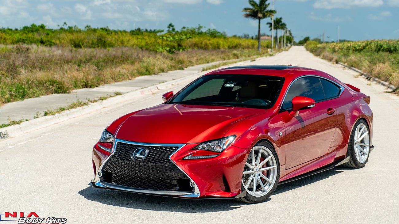 Lexus RC NIA Front Sleek Splitter 2015-2018 - Image 4