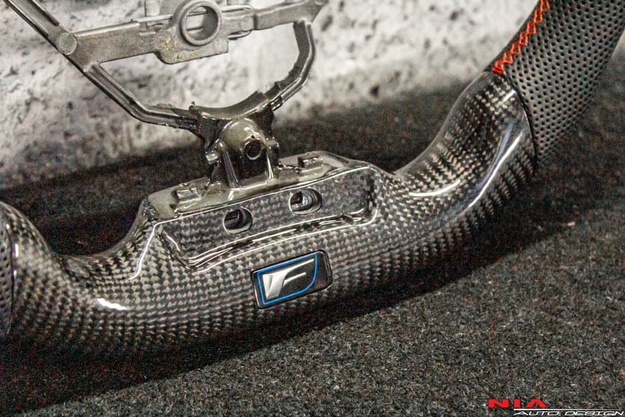 Lexus Carbon Fiber Steering Wheel for RC-F (2015-2019) - Image 4