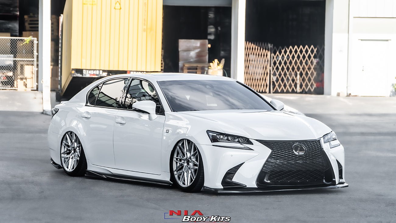Lexus GS NIA Full Splitter lip body Kit (Front, Sides, Rears) 2016-2020 - Image 3