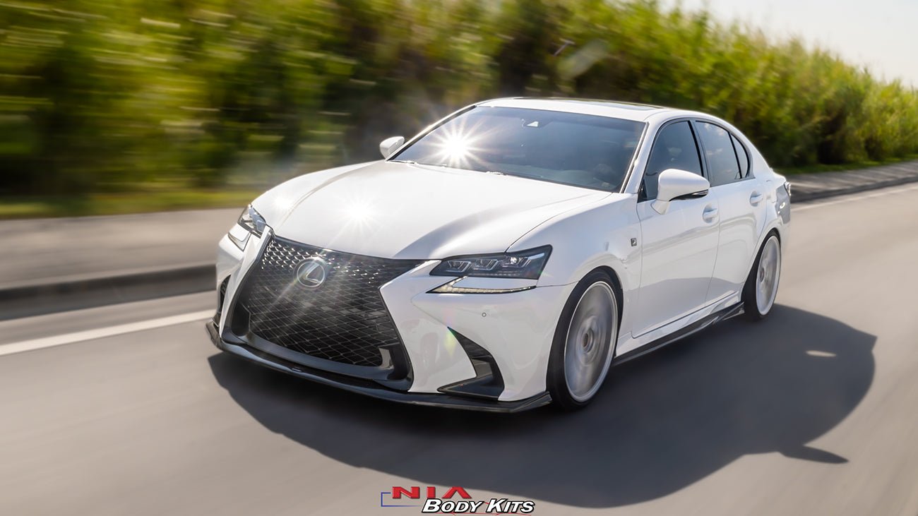Lexus GS NIA Full Splitter lip body Kit (Front, Sides, Rears) 2016-2020 - Image 21
