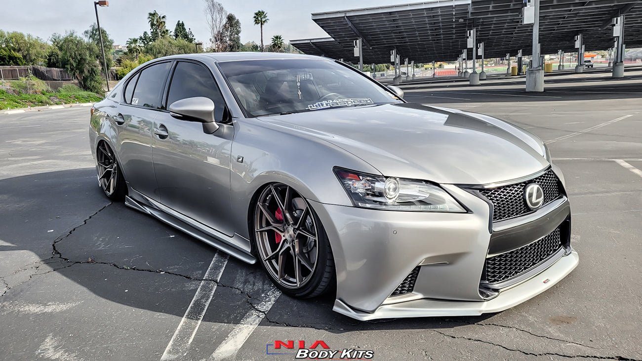 Lexus GS F-Sport NIA Full Splitter Lip Body Kit 2012-2015 (5pcs) - Image 11