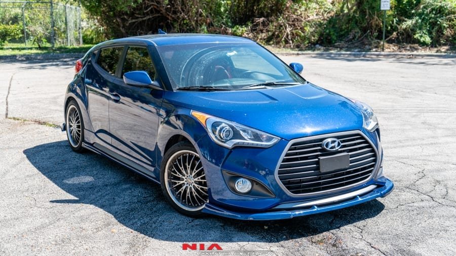 Hyundai Veloster Turbo Front NIA Lip Splitter Kit 2011-18 - Image 4